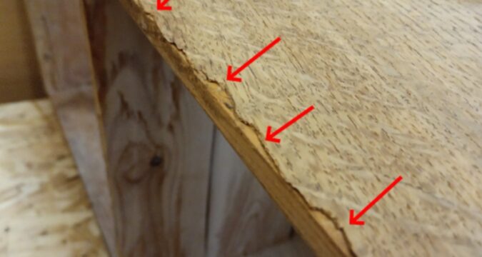 Подгонка текстуры шпона в сложных случаях реставрации - Столярные шаблоны